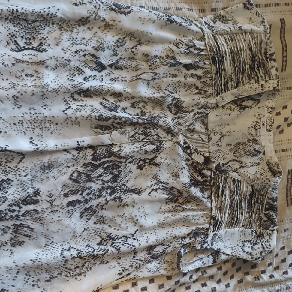Snakeskin Print Blouse